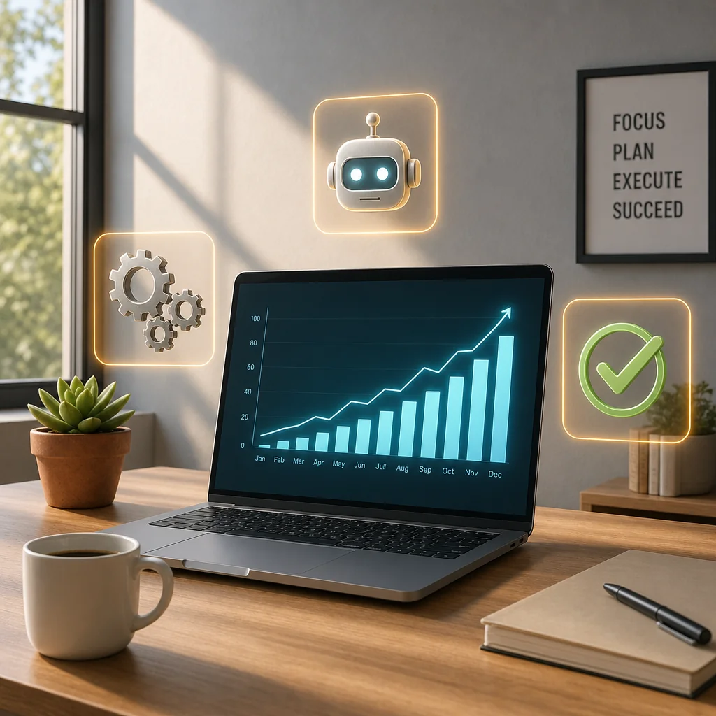 Social media post about Productivity